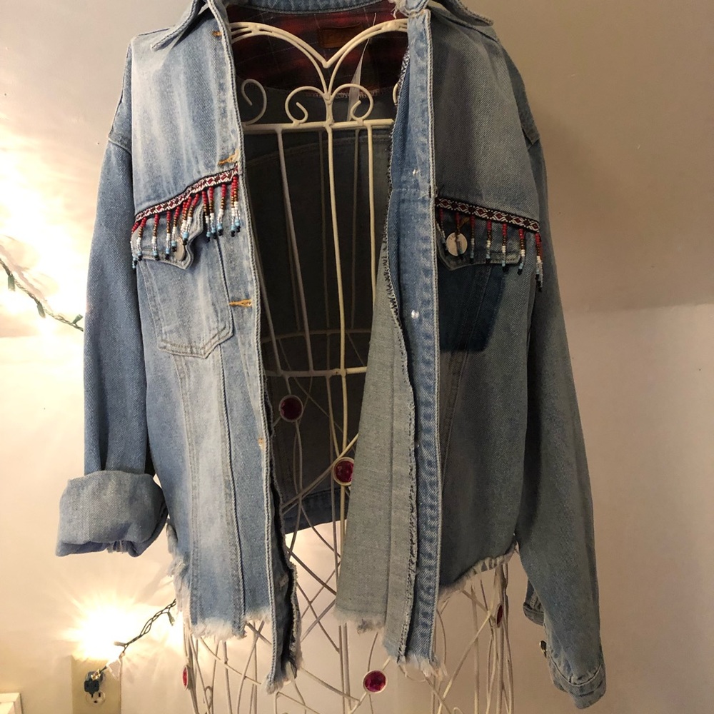 Boho Jean Jacket